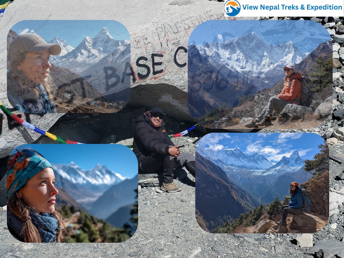 Sturdy broken-in hiking boots essential for Everest Base Camp trek