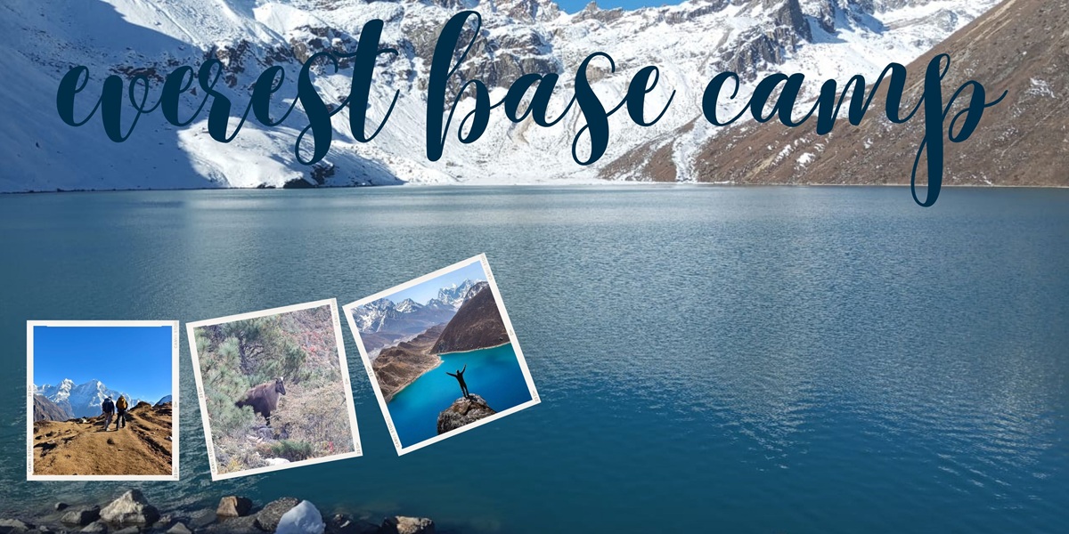 Spectacular Himalayan mountain views during the Everest Base Camp Trek in Nepal